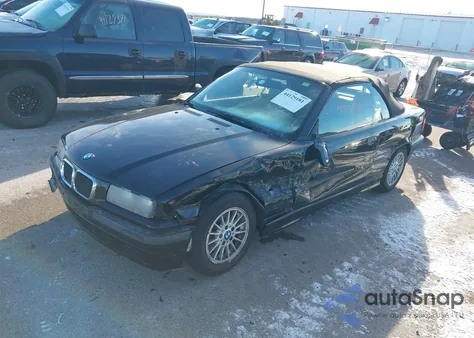 1998 BMW 323Ic из США, поврежденный, VIN WBABJ7326WEA17151